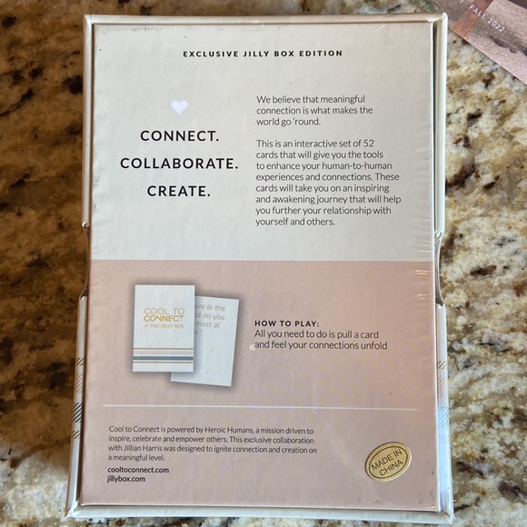 Cool to Connect for the Jilly Box (fall 2022 box) - Picture 2 of 3